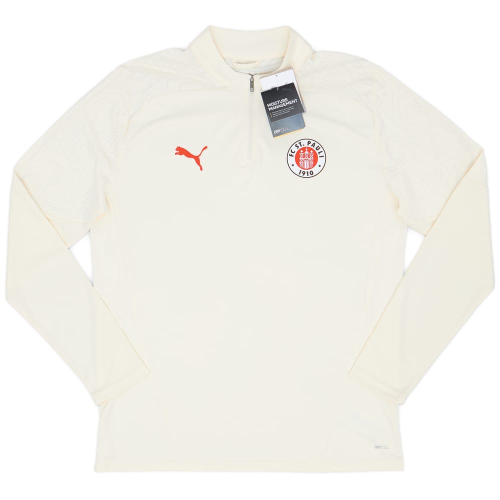 2024-25 St Pauli Puma 1/4 Zip Training Top