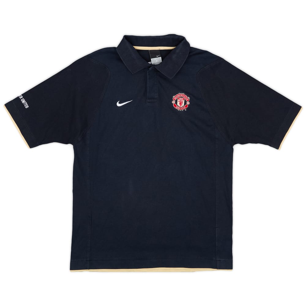 2006-07 Manchester United Nike Polo Shirt - 7/10 - (L)