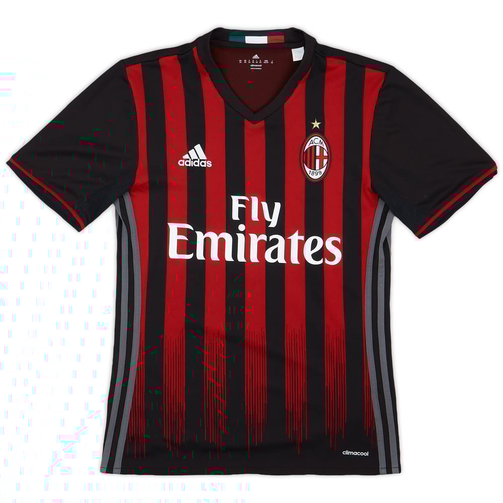 2016-17 AC Milan Home Shirt - 10/10 - (XS)