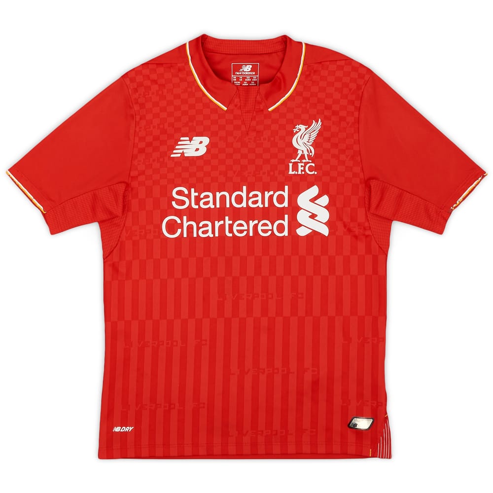 2015-16 Liverpool Home Shirt - 8/10 - (S.Boys)