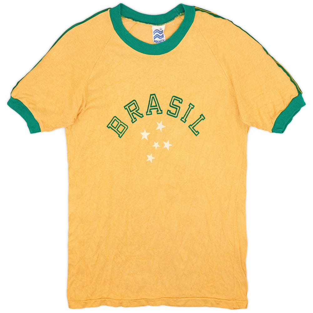 1980s Brazil Penalty Fan Tee - 7/10 - (L)