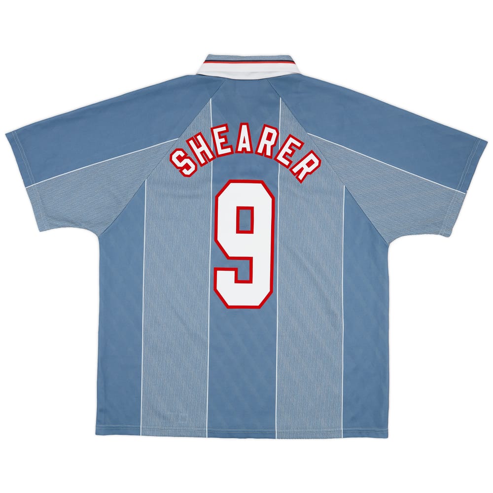 1996-97 England Away Shirt Shearer #9 - 7/10 - (XL)