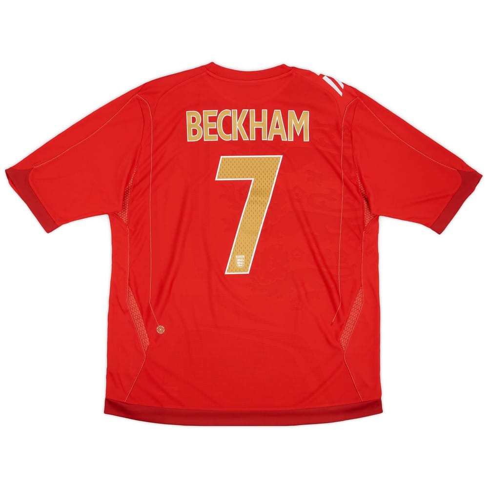 2006-08 England Away Shirt Beckham #7 (XL)