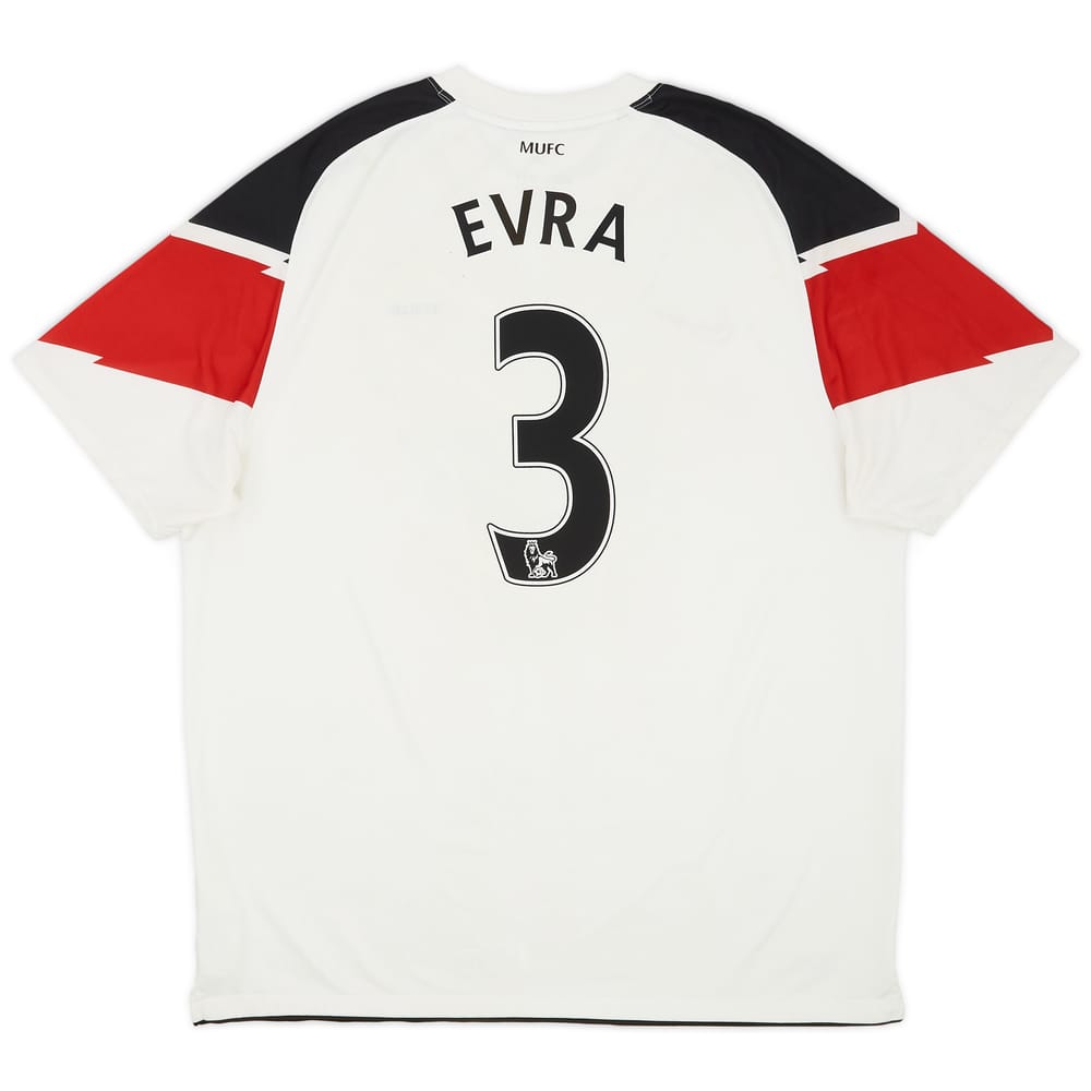2010-12 Manchester United Away Shirt Evra #3 - 6/10 - (XL)