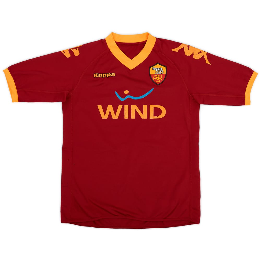2010-11 Roma Home Shirt - 5/10 - (XL.Boys)