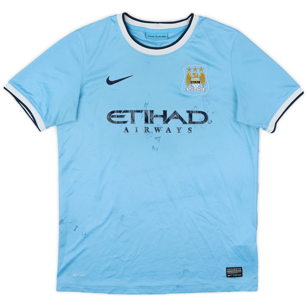 2013-14 Manchester City Home Shirt - 4/10 - (XL.Boys)