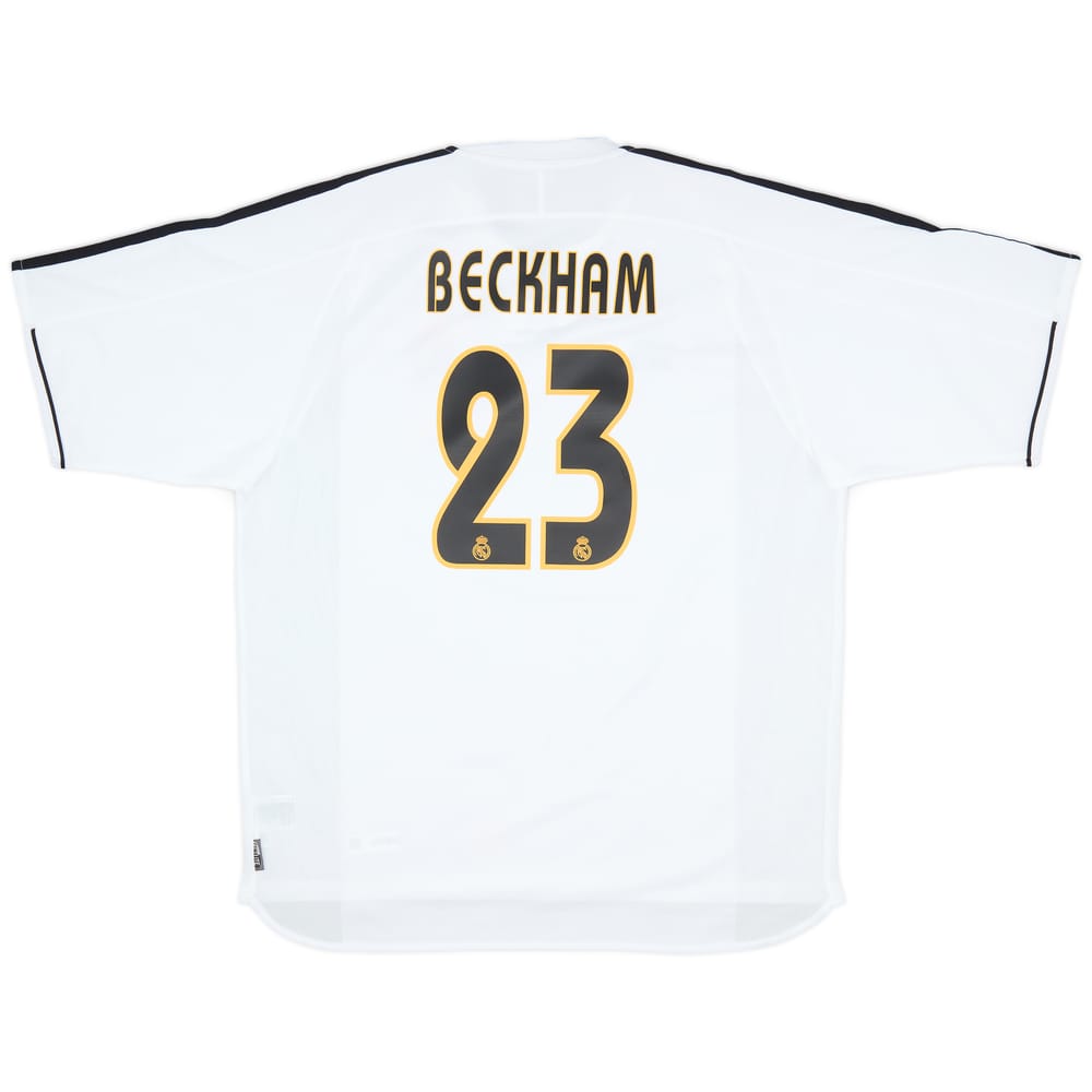 2003-04 Real Madrid Home Shirt Beckham #23 (XL)