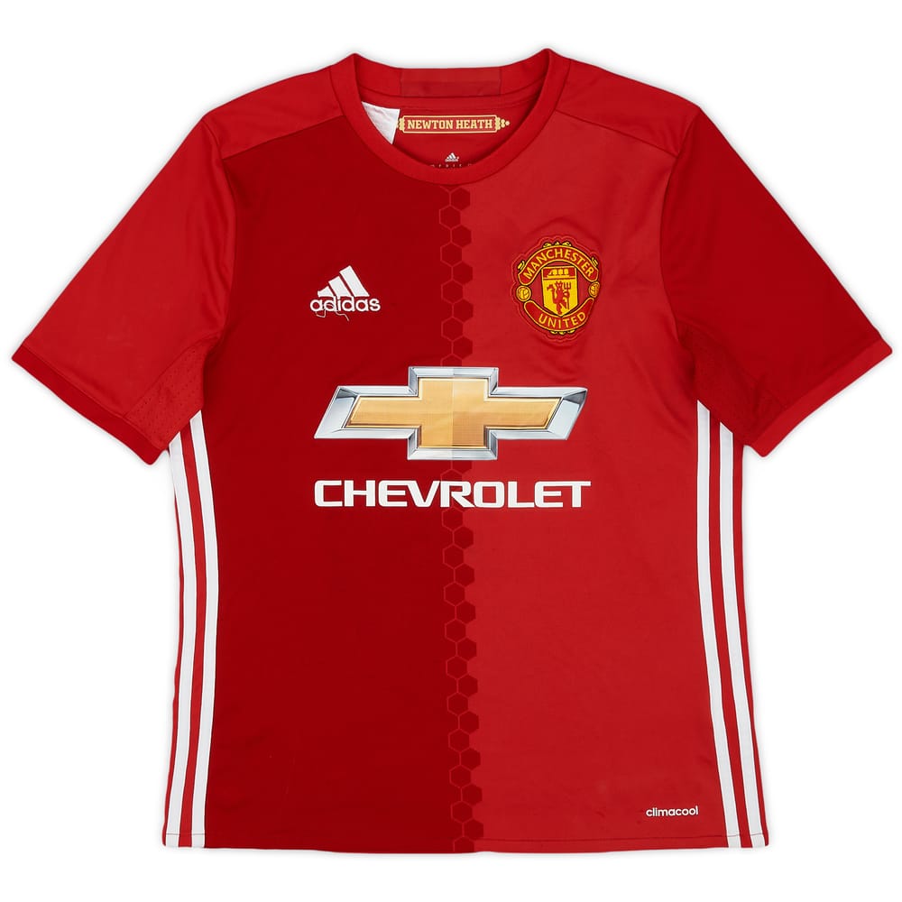 2016-17 Manchester United Home Shirt - 8/10 - (L.Boys)