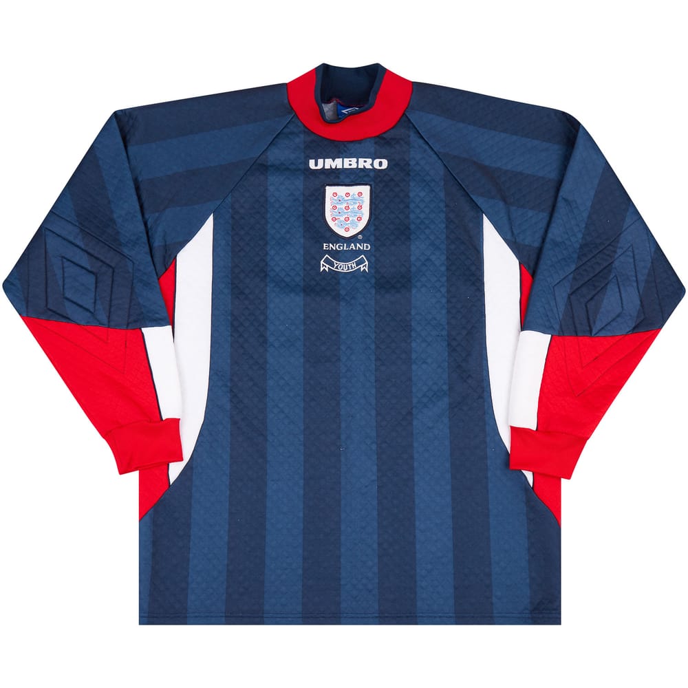 1998 England U-18 Match Issue GK Shirt #13 (Evans)