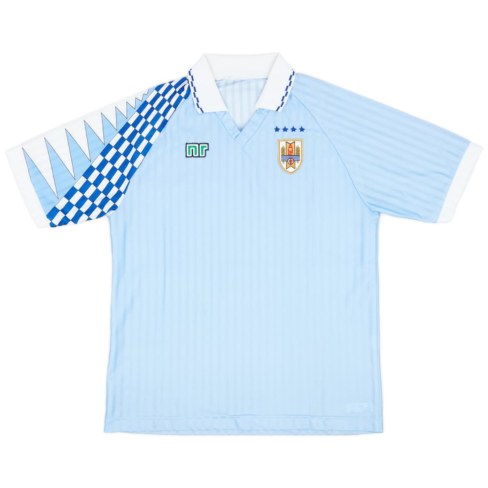 1992-95 Uruguay Home Shirt - 9/10 - (L)