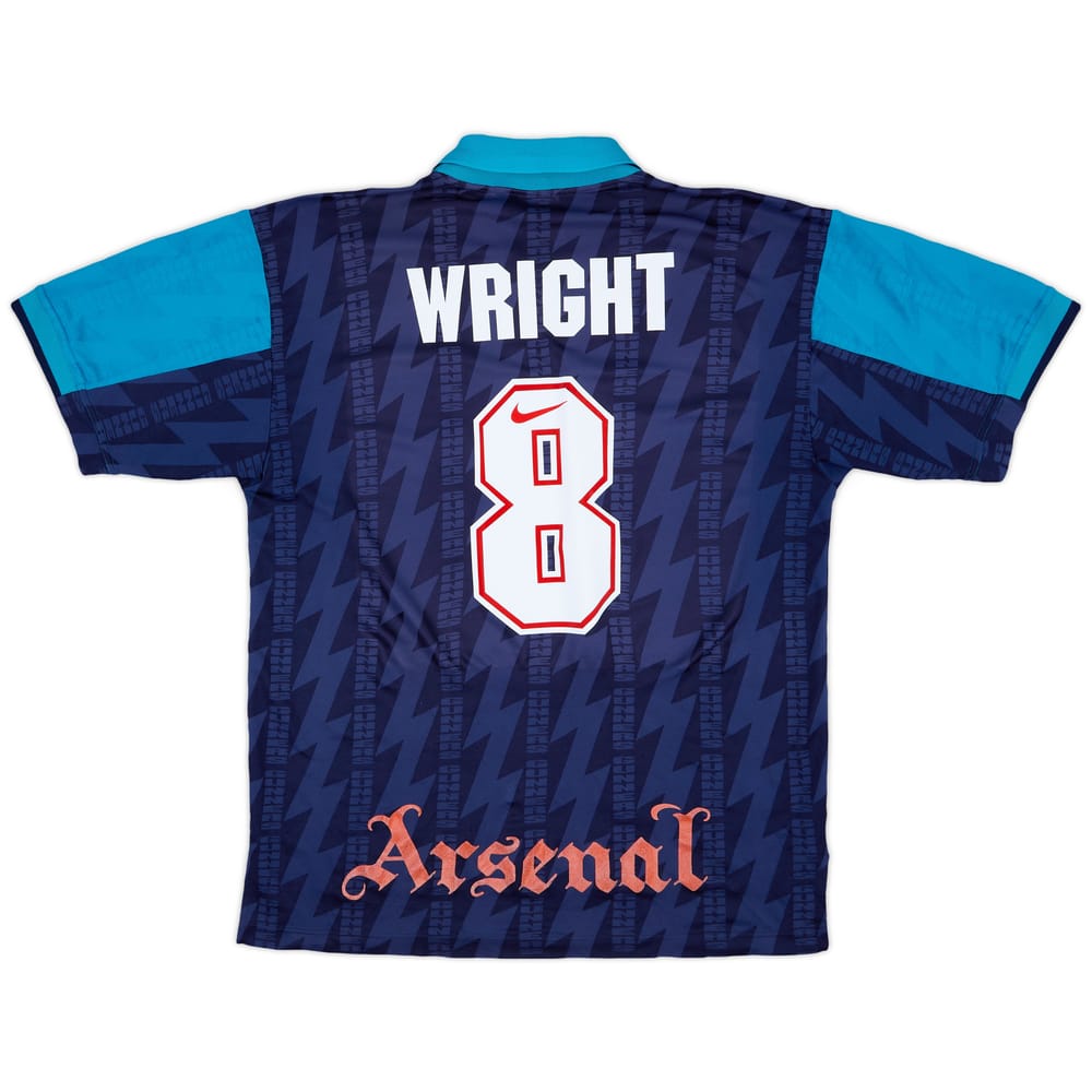 1994-95 Arsenal Away Shirt Wright #8 - 6/10 - (L)