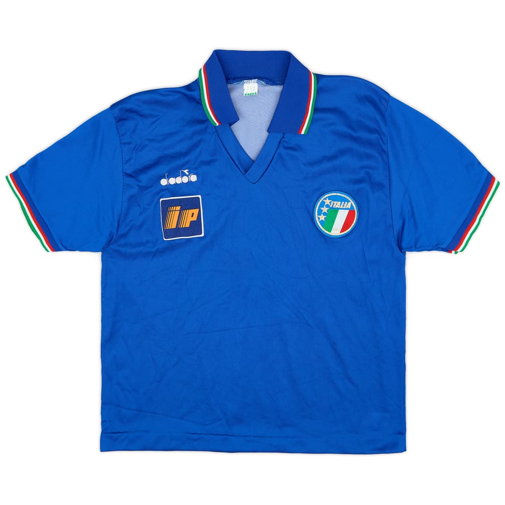 1986-91 Italy Home Shirt - 5/10 - (L.Boys)