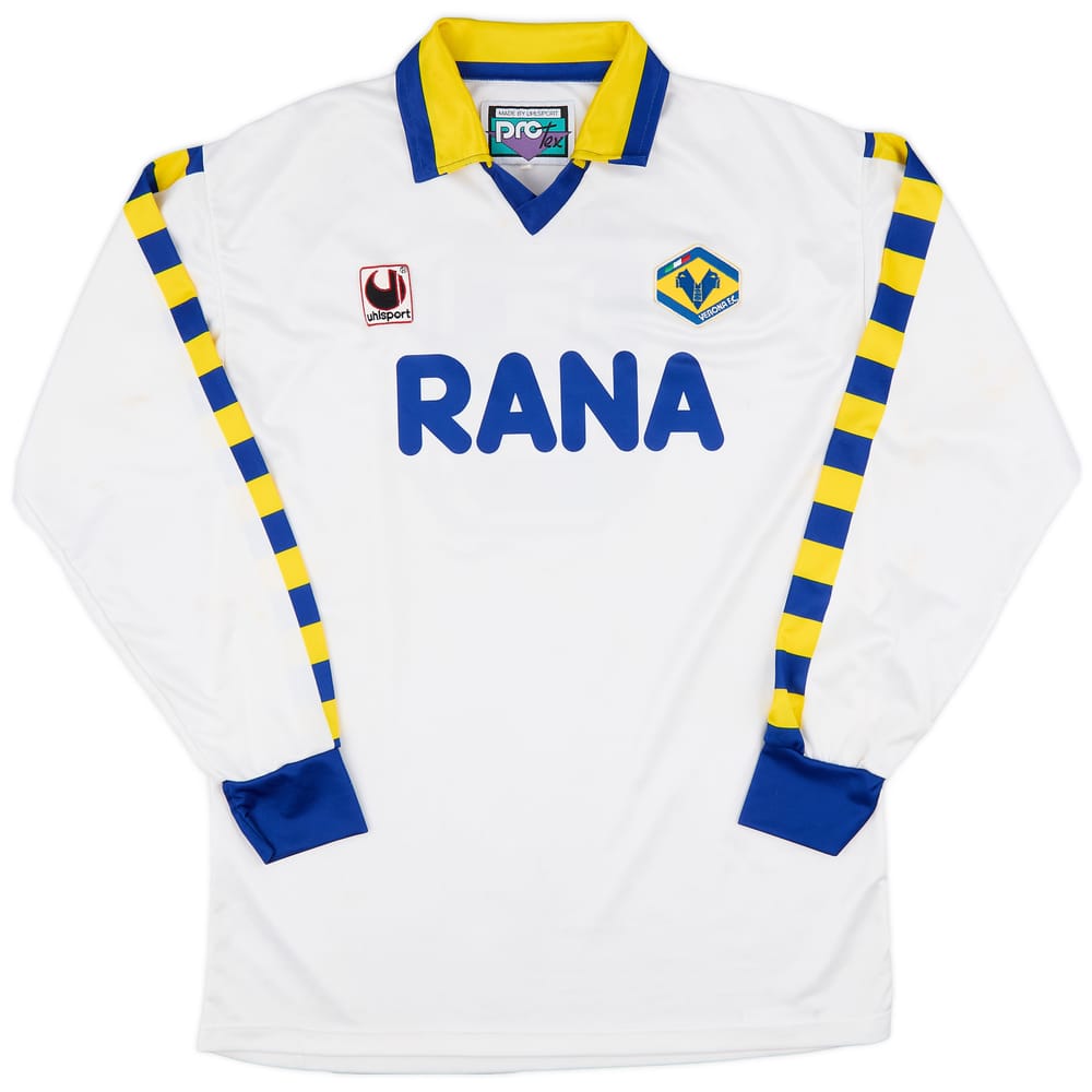 1992-95 Hellas Verona Away L/S Shirt #8 - 7/10 - (M)