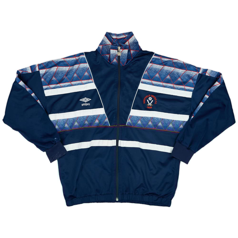 1987-89 Sheffield United Umbro Track Top - 8/10 - (XL)