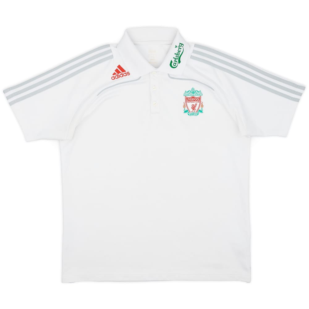 2008-09 Liverpool adidas Polo Shirt - 6/10 - (L)