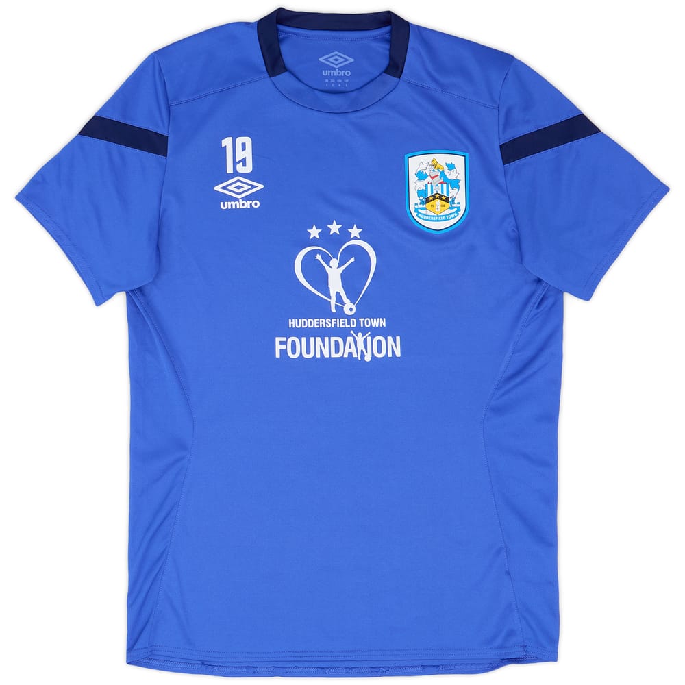 2022-23 Huddersfield Player Issue Umbro Training Shirt #19 - 8/10 - (S)