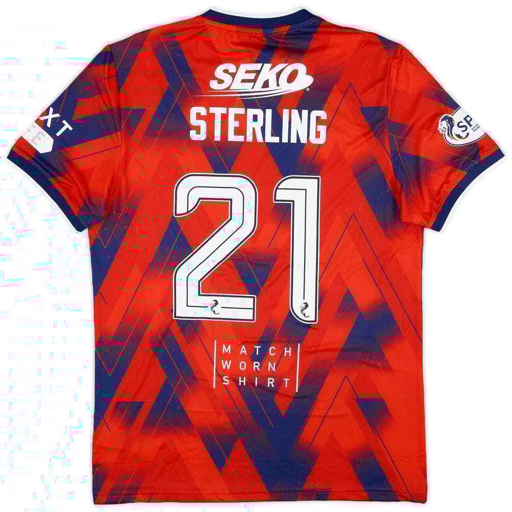 2023-24 Rangers Match Issue Fourth Shirt Sterling #21