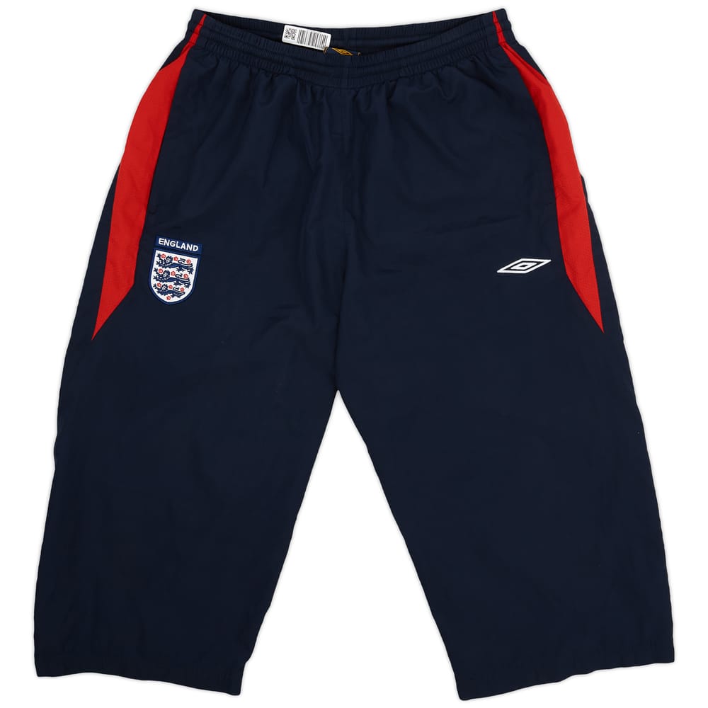 2005-07 England Umbro 3/4 Shorts - 9/10 - (XL)