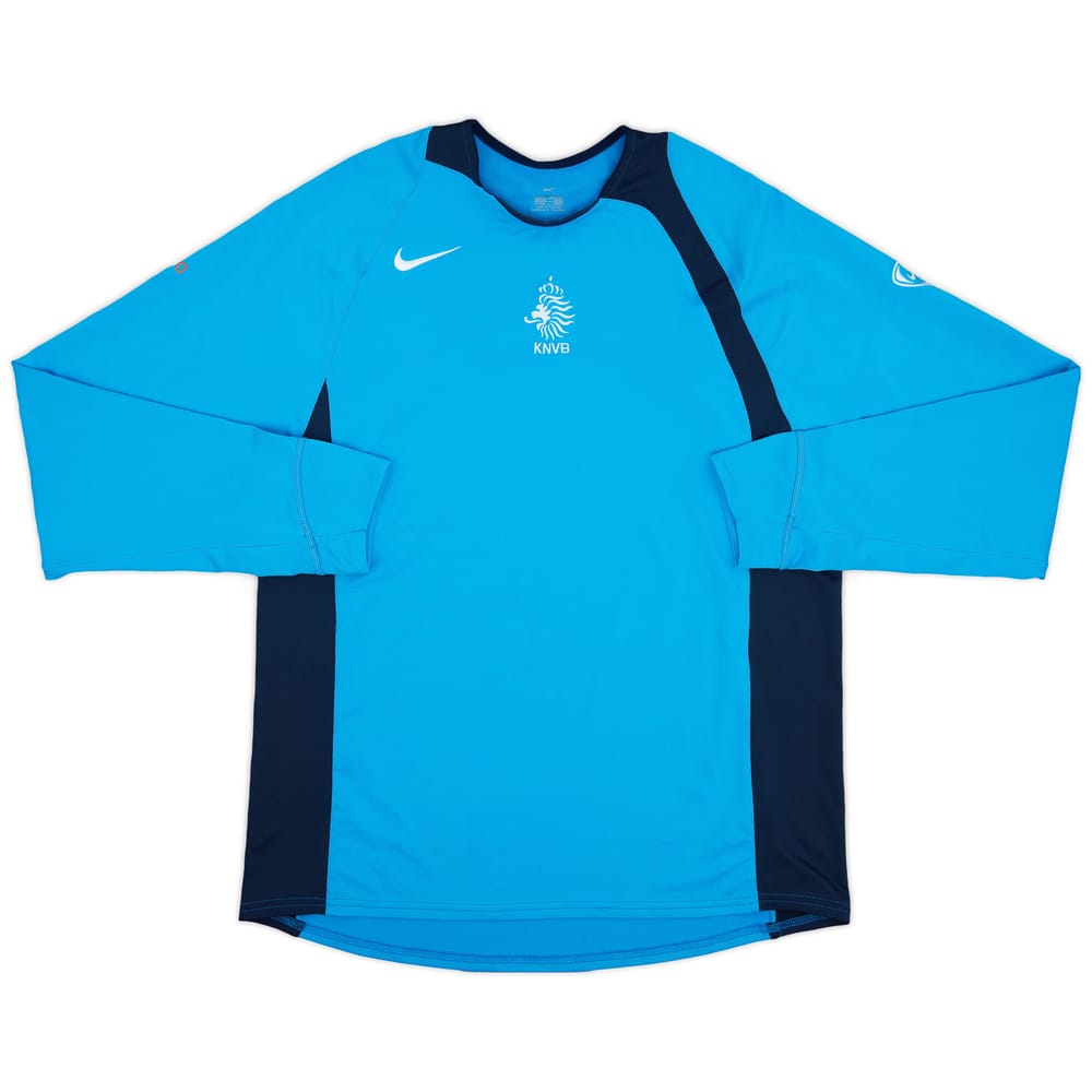 2004-05 Netherlands Nike Training L/S Shirt - 8/10 - (M)