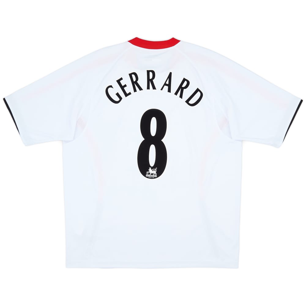 2005-06 Liverpool Away Shirt Gerrard #8 - 6/10 - (XL)