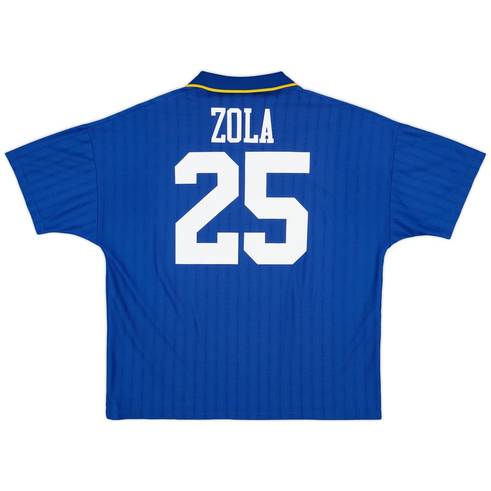 1995-97 Chelsea Home Shirt Zola #25 - 6/10 - (XXL)