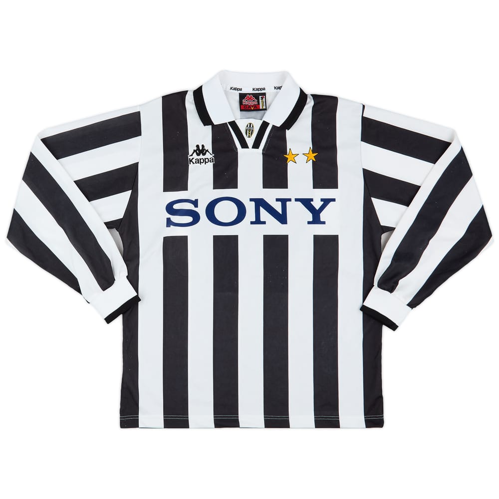 1995-97 Juventus Home L/S Shirt #26 - 5/10 - (S)