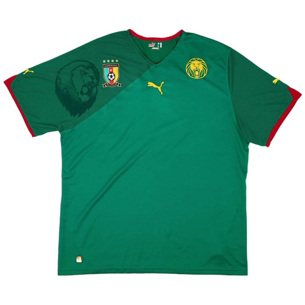 2010-11 Cameroon Home Shirt - 9/10 - (XXL)