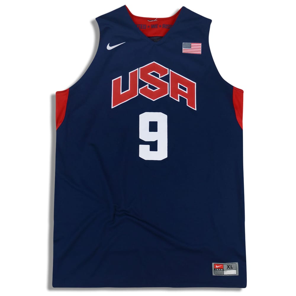 2012 USA Wade #9 Nike Jersey (Away) XL