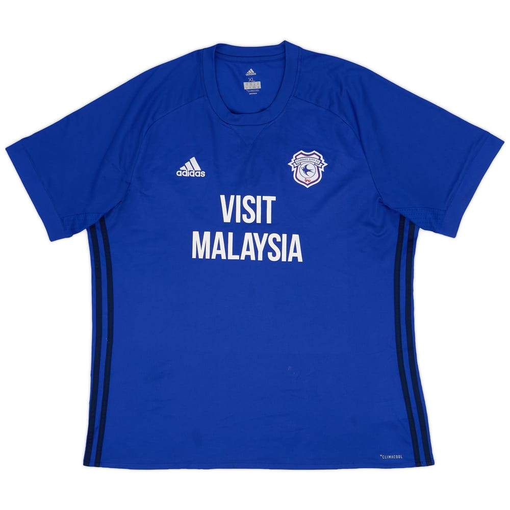 2017-18 Cardiff City Home Shirt - 8/10 - (XL)