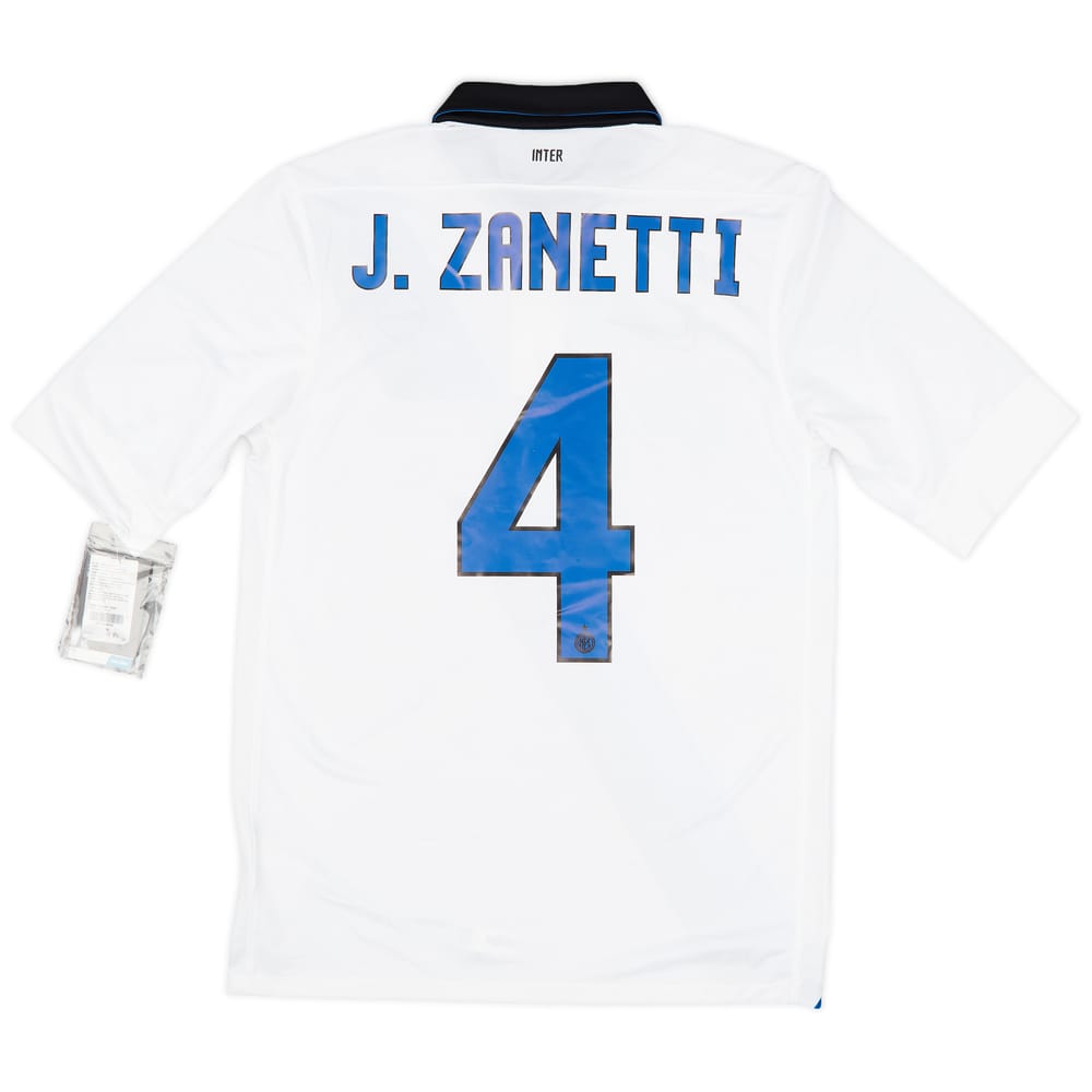 2011-12 Inter Milan Away Shirt J.Zanetti #4 (S)