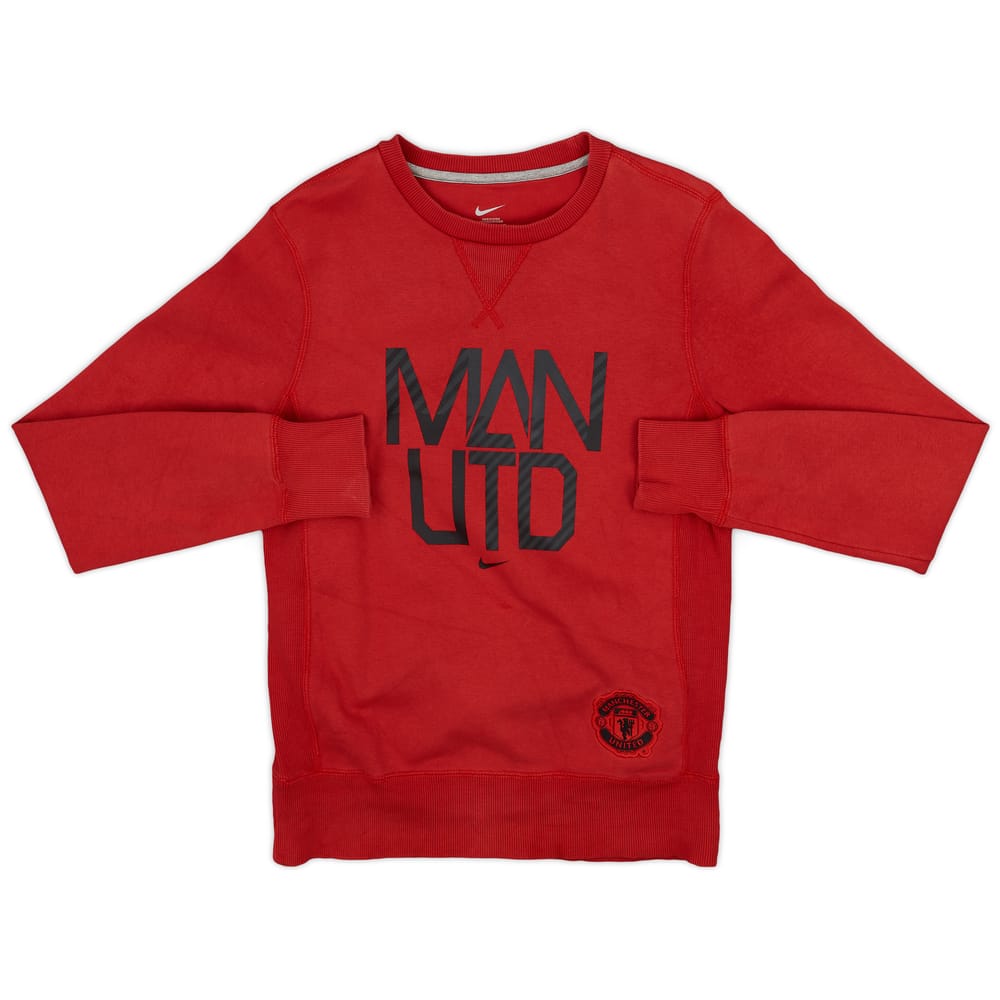 2012-13 Manchester United Nike Sweat Top - 7/10 - (S)