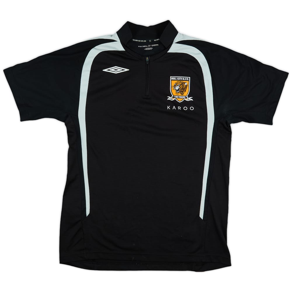 2007-08 Hull City Umbro 1/4 Zip Polo Shirt - 7/10 - (M)