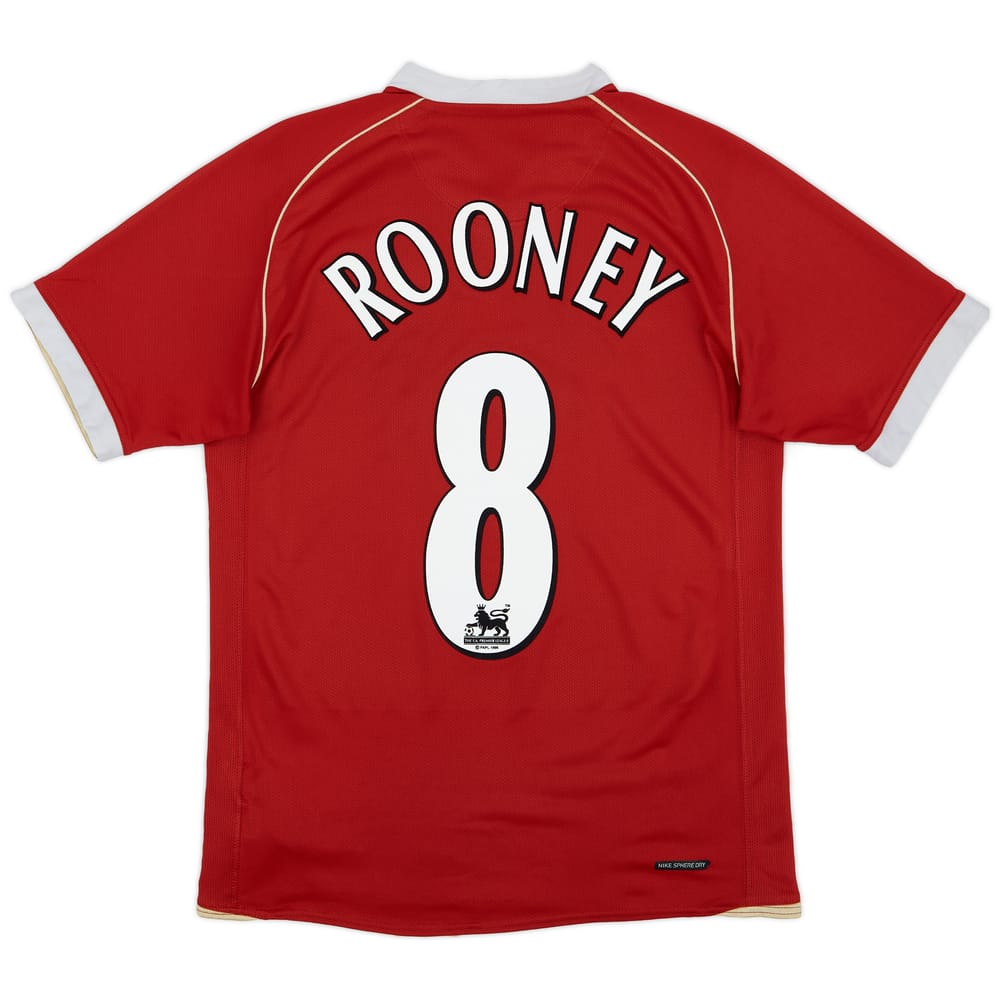 2006-07 Manchester United Home Shirt Rooney #8 - 5/10 - (S)