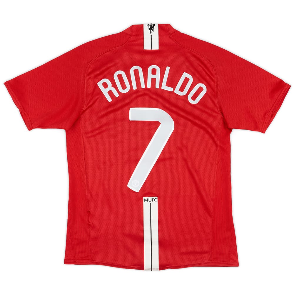 2007-09 Manchester United Home Shirt Ronaldo #7 - 8/10 - (S)