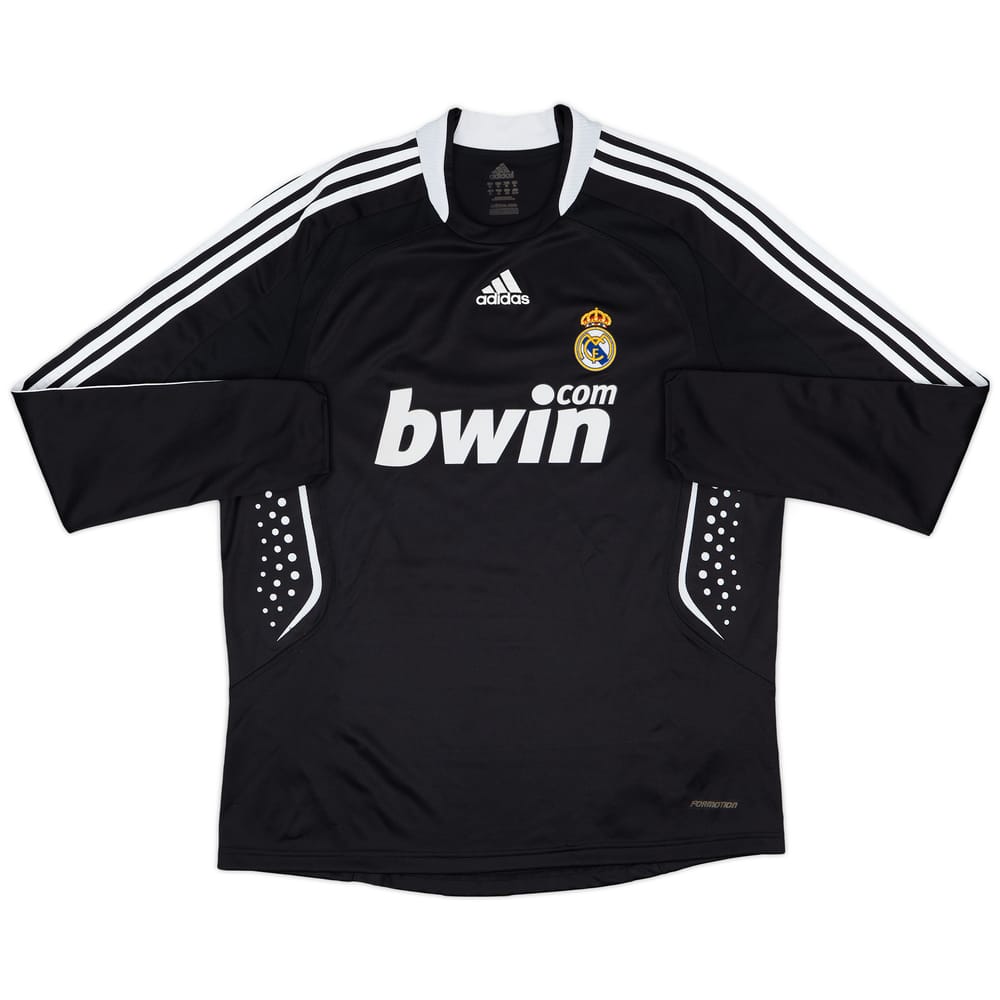 2008-09 Real Madrid Match Issue Third L/S Shirt #25
