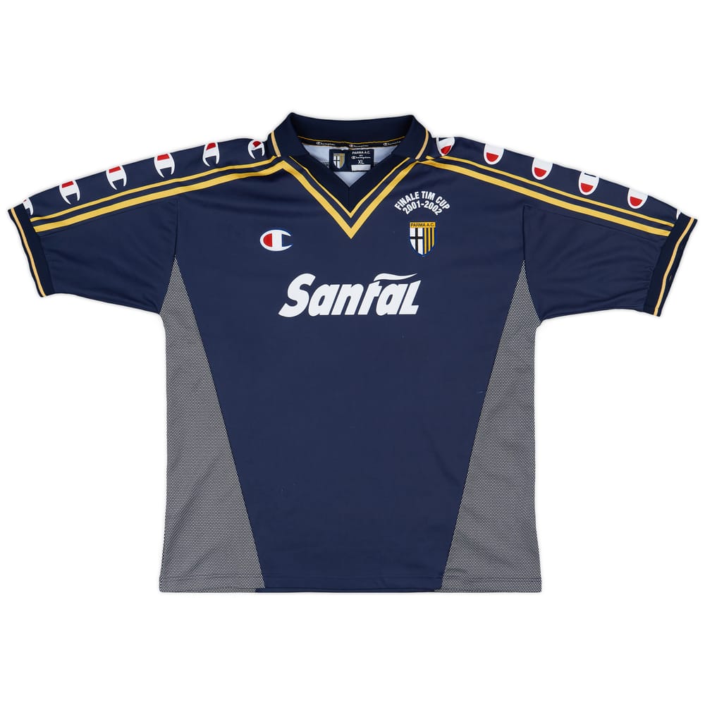 2001-02 Parma 'Signed' Finale TIM Cup Away Shirt - 8/10 - (XL)