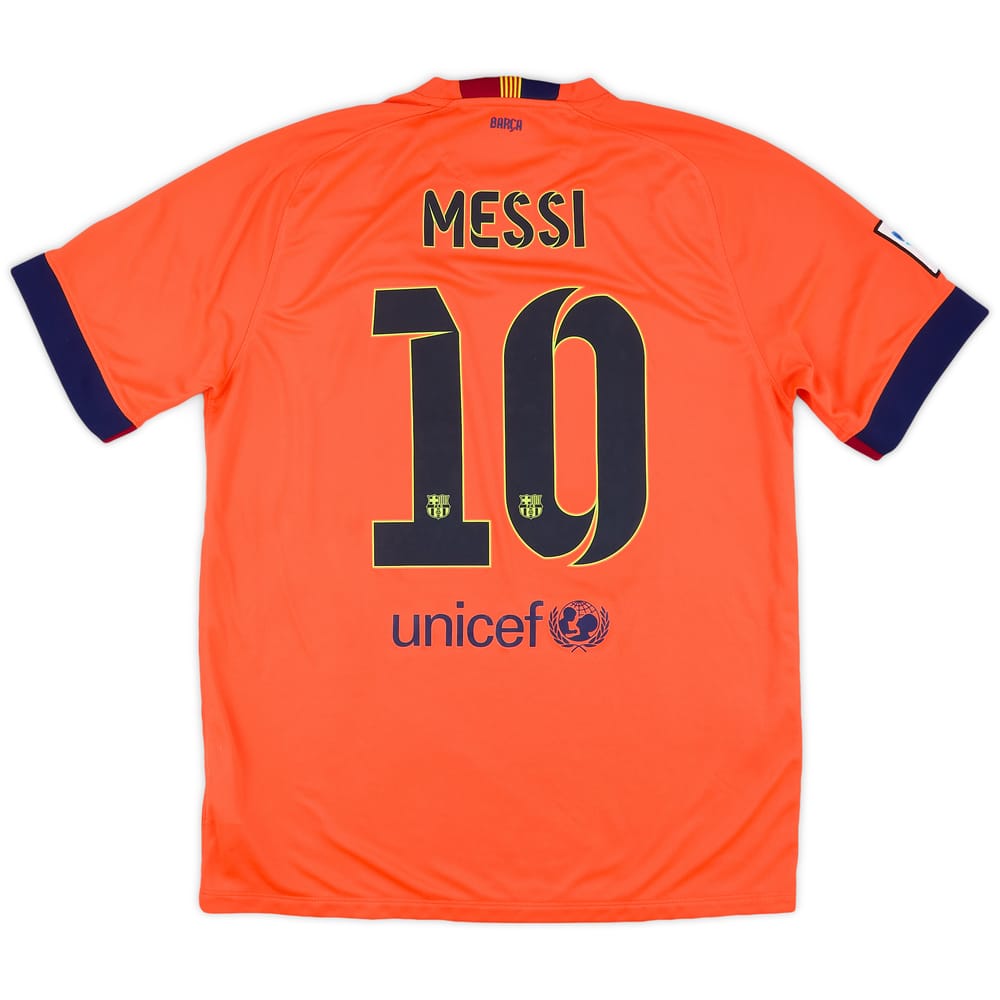 2014-15 Barcelona Away Shirt Messi #10 - 8/10 - (L)