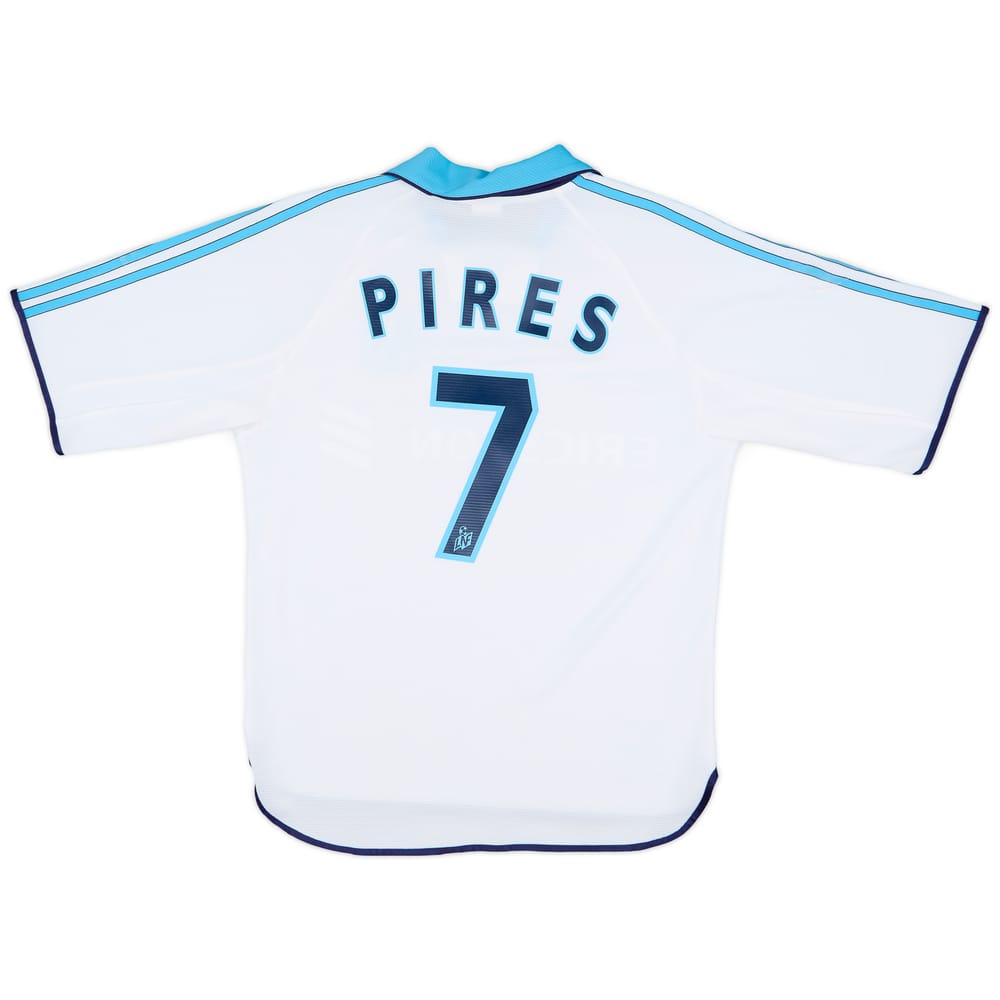 1999-00 Olympique Marseille Home Shirt Pires #7 - 8/10 - (S)