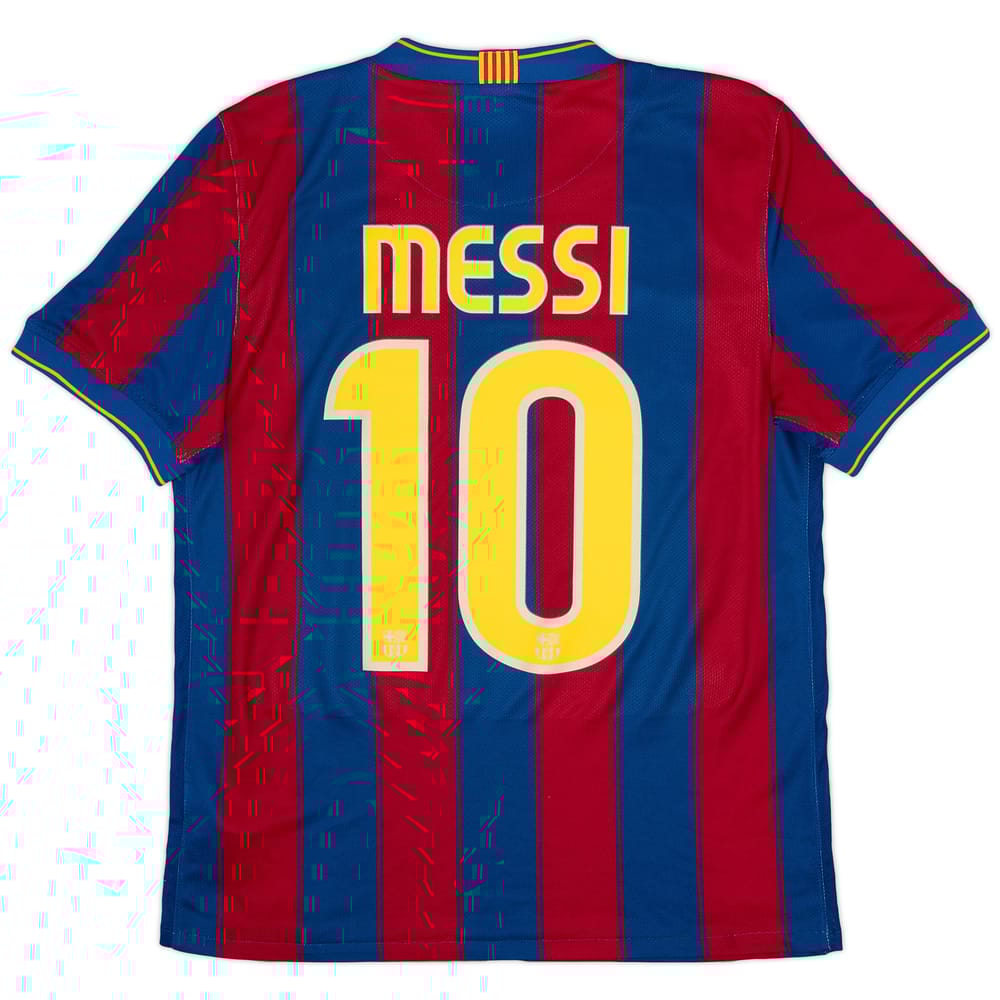 2009-10 Barcelona Home Shirt Messi #10 - 7/10 - (S)