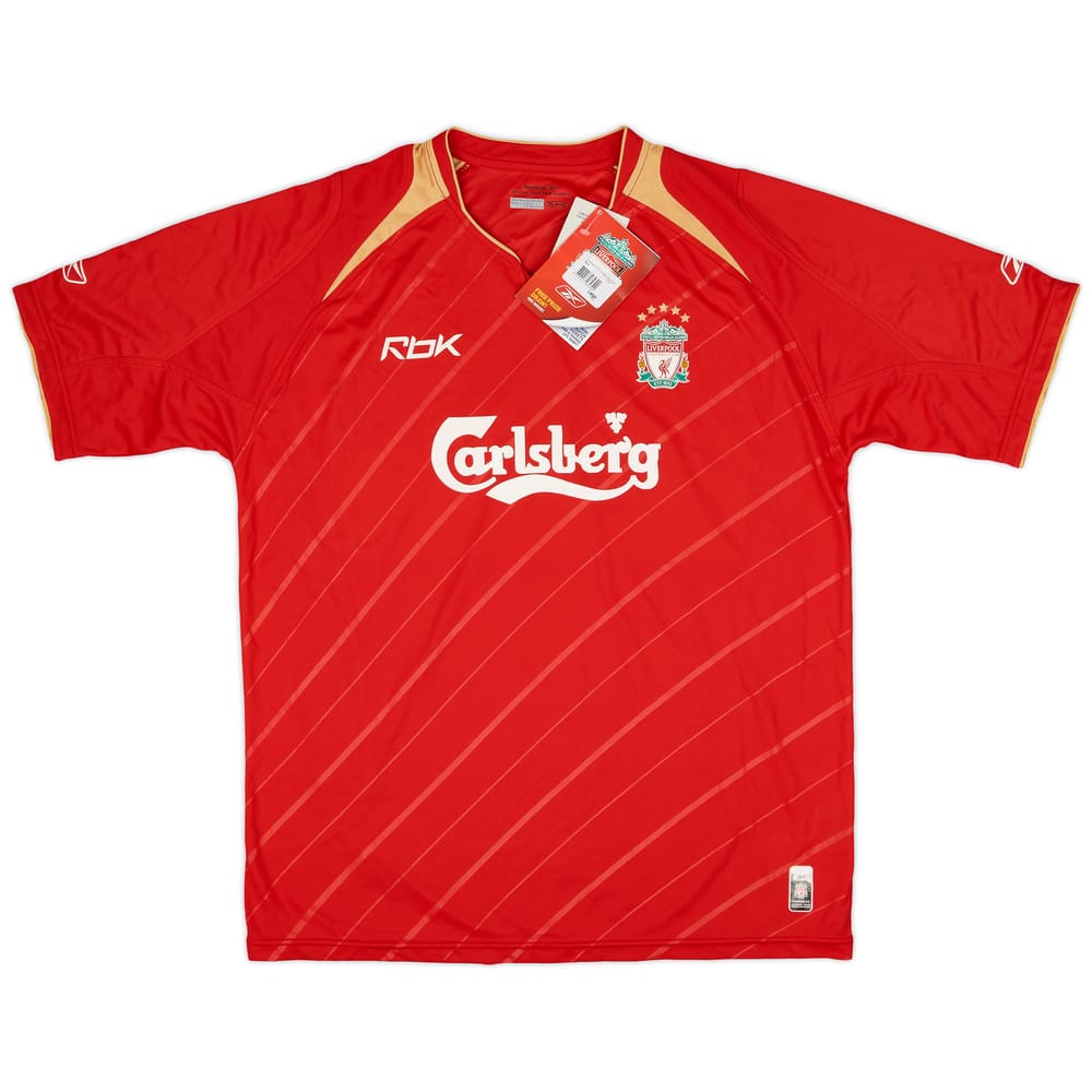 2005-06 Liverpool CL Home Shirt (L)