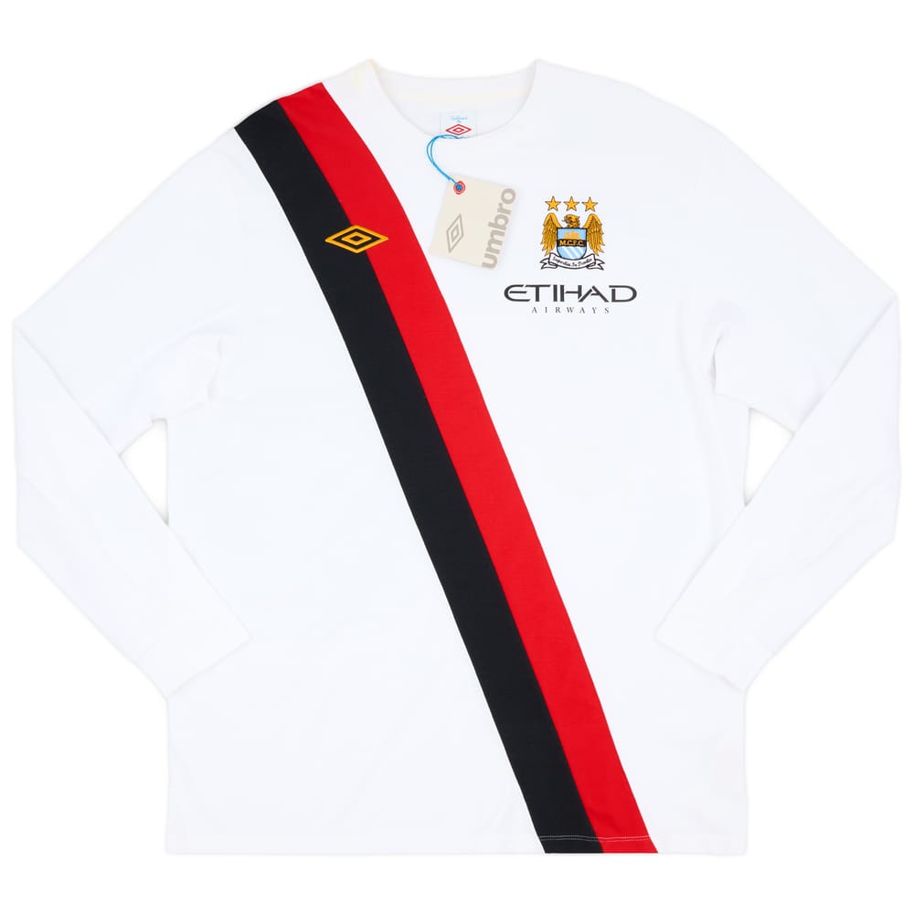 2009-10 Manchester City Away L/S Shirt - 8/10
