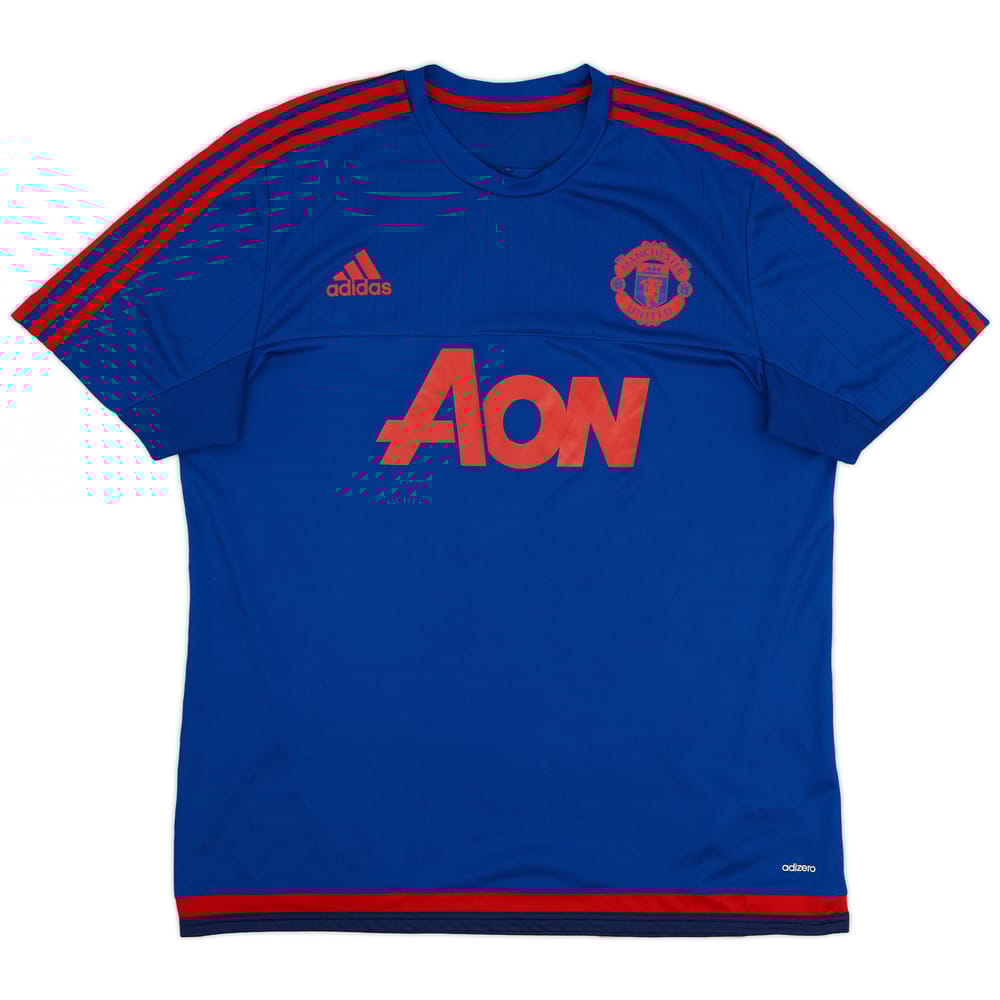 2015-16 Manchester United adidas Training Shirt - 8/10 - (XL)