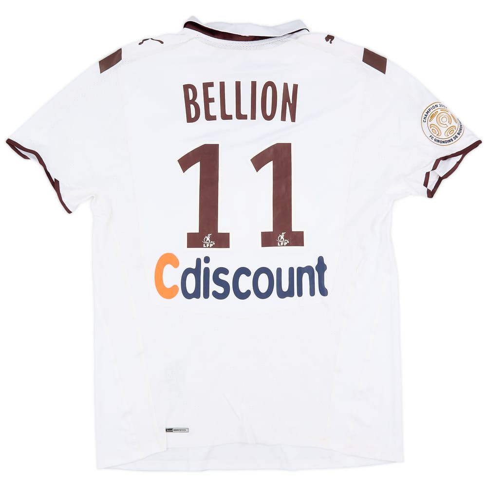 2009-10 Bordeaux Match Issue Away Shirt Bellion #11