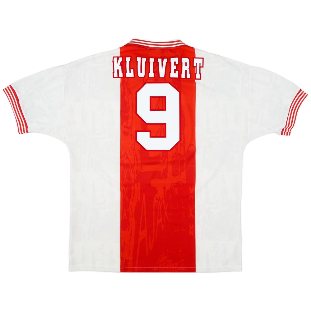1995-96 Ajax Home Shirt Kluivert #9 - 9/10 - (XL)