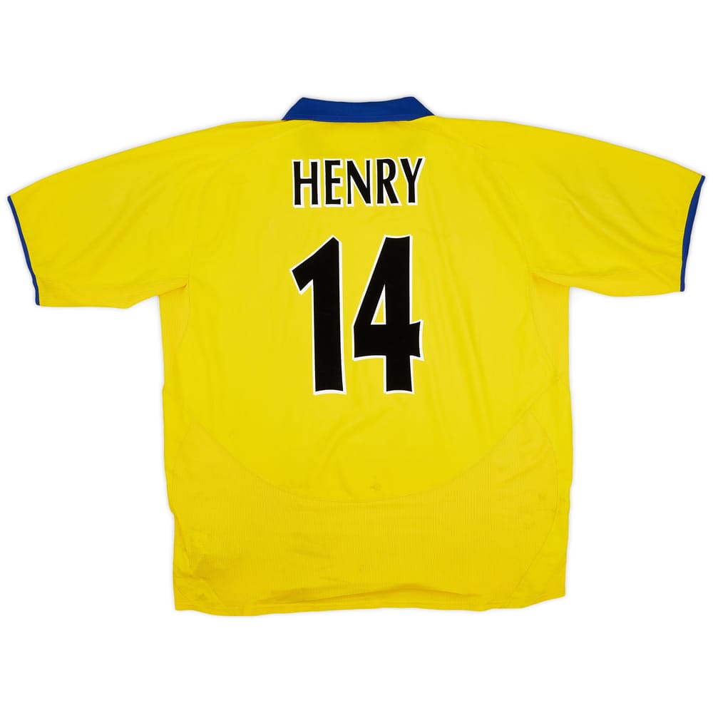 2003-05 Arsenal Away Shirt Henry #14 - 5/10 - (XXL)
