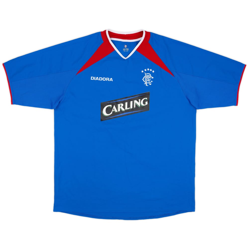 2003-05 Rangers Home Shirt - 8/10 - (XL)