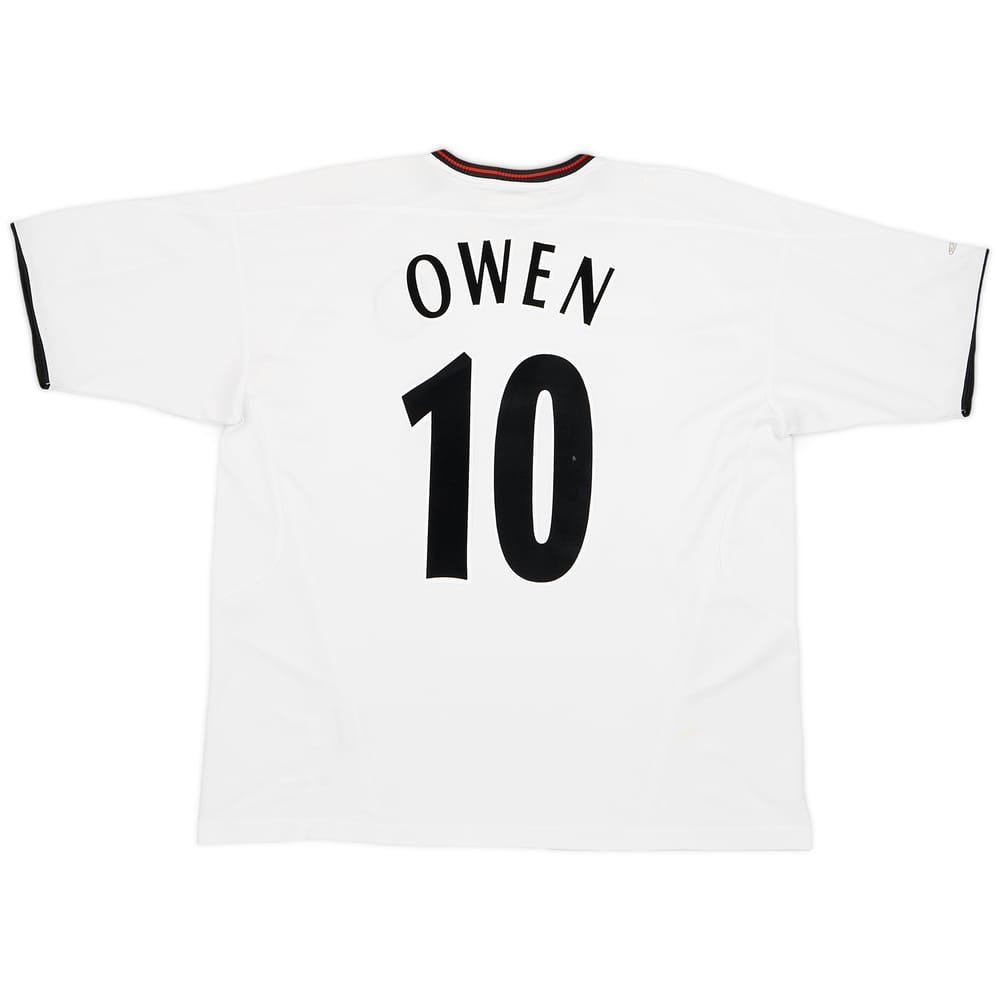 2003-04 Liverpool Away Shirt Owen #10 - 8/10 - (XL)