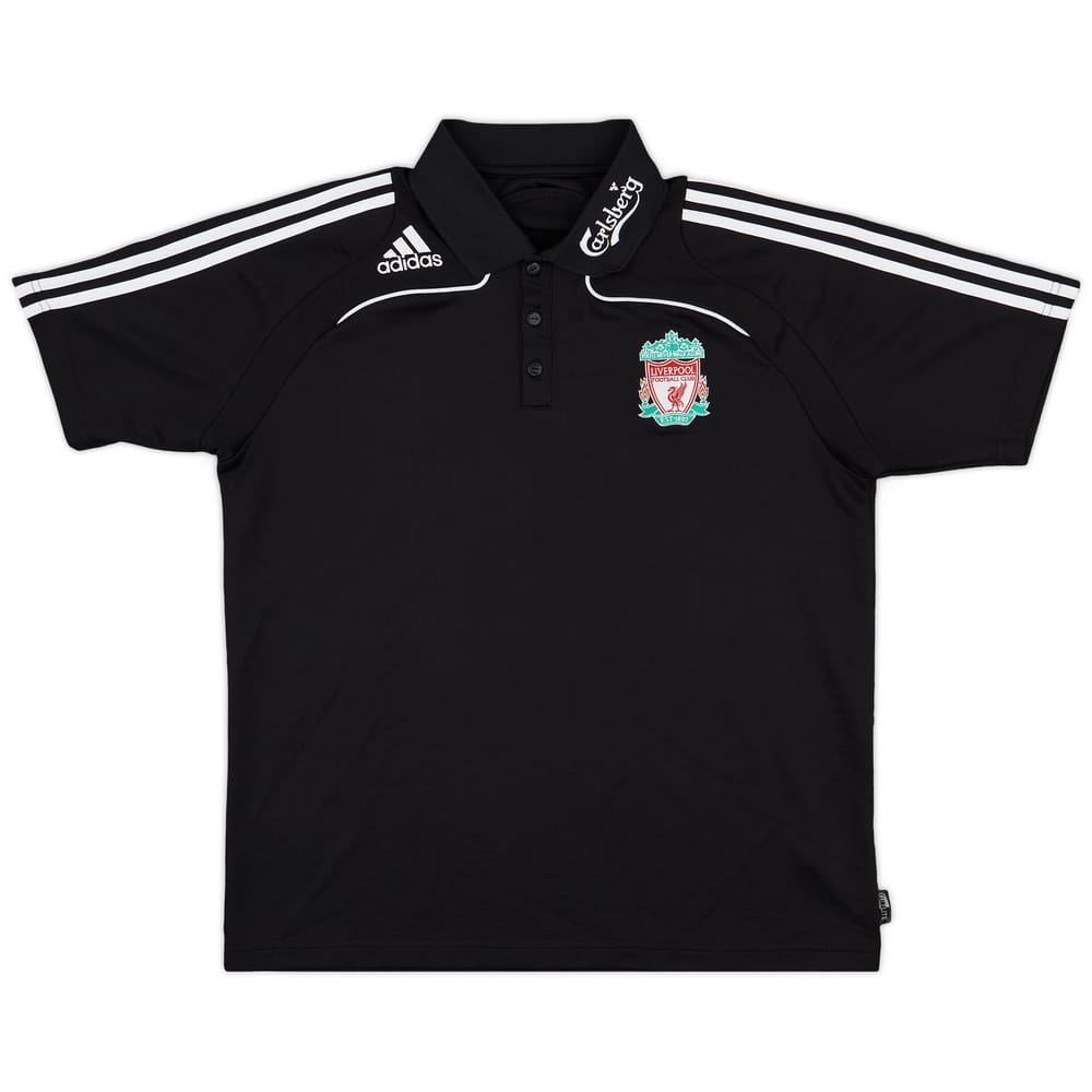 2008-09 Liverpool adidas Polo Shirt - 9/10 - (L)