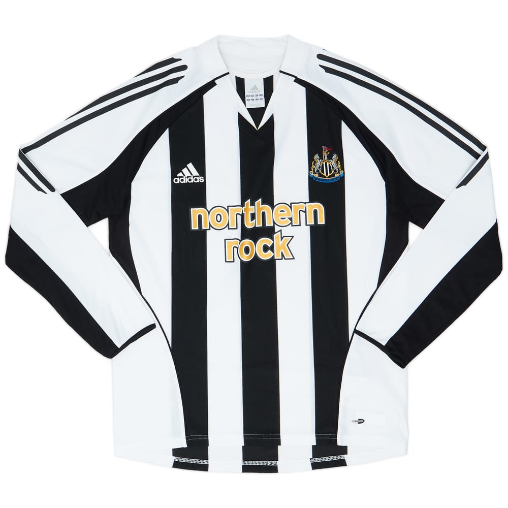 2005-07 Newcastle Home L/S Shirt - 7/10 - (M)