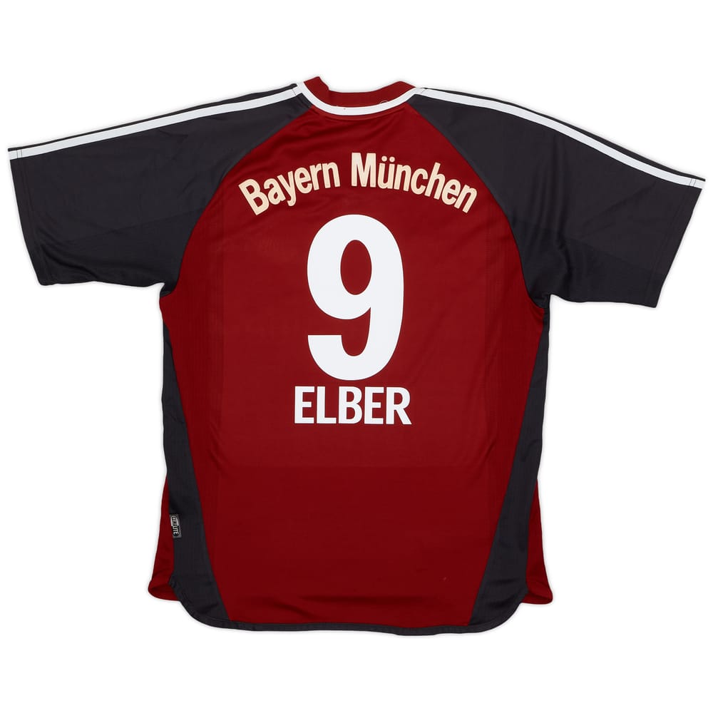 2002-03 Bayern Munich Home Shirt Elber #9 - 6/10 - (M)